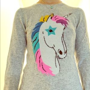 Cashmere unicorn sweater